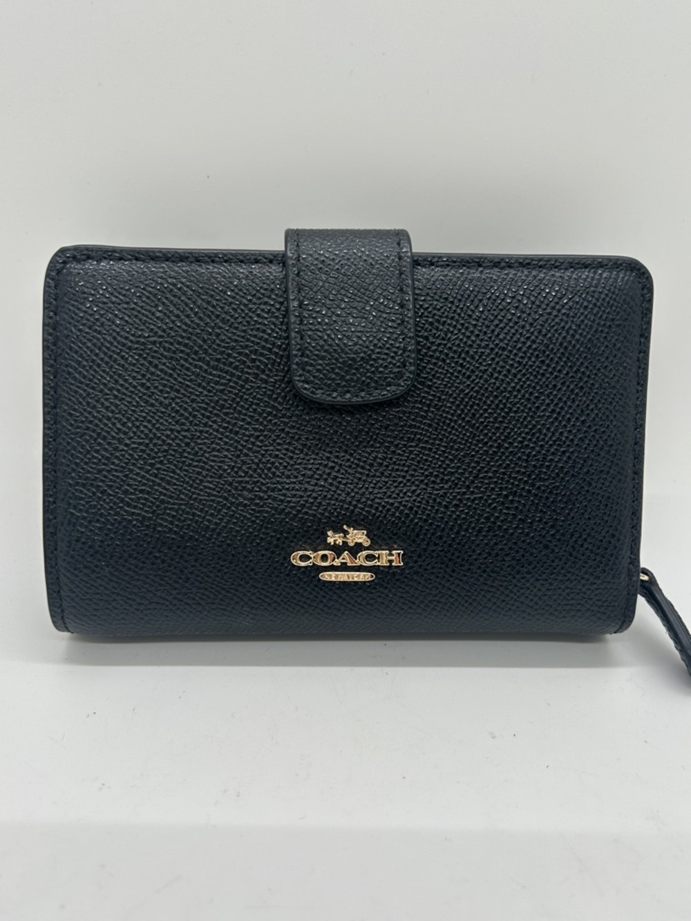 Coach Black Pebbled Leather Christie Satchel Tote Handbag Purse w/ Wallet 🌺🌺 - Picture 14 of 16